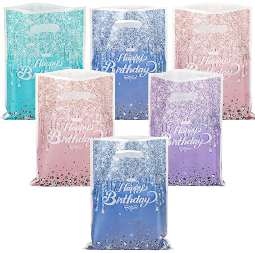 Annhao Lot de 40 Sacs Anniversaire pour Enfants, Garçons et Filles - Sachets Cadeau, Pochette Bonbon - Pour Faveur de Noël et Fêtes