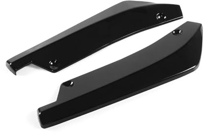 Bilspoiler bak 2ST/SET Bakre Stötfångare Canard Splitter Sidospoiler Diffuser Valance Trim För För Camaro SS LT ZL1 2016-2018 Biltillbehör(Svart)