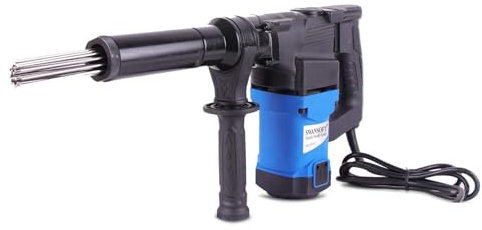 Strumento Pneumatico per rimozione Scrostatore ad aghi, scrostatore elettrico per ruggine, scrostatore compatto per ruggine di livello industriale, con manico rimovibile, 220 V