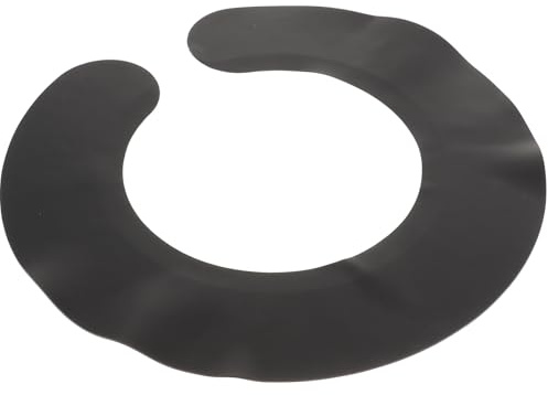 COOPHYA Mantello da Barbiere in Silicone Colletto Protettivo per Taglio Chioma e Tintura, Grembiule Resistente per Salone e Uso Personale