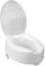WC-Sitzerhöhung, anatomisch, mit seitlicher Befestigung (mit Deckel, Höhe 14 cm)