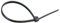 Pro Power 100 * 1.8BLK Kabelbinder aus Nylon, 100 mm x 1,80 mm, Schwarz, 100 Stück