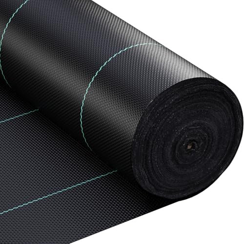 VELPAX 2m x 100m Heavy Duty Weed Control Membrane Garden Weed Barrier Fabric,Ground cover Membrane,UV stabilised Weed Barrier Fabric for Landscaping Driveway Gravel Artificial Grass Lawn