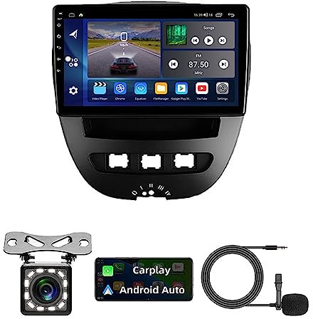 ZGYBDH - Radio estéreo para coche con pantalla táctil de 9 pulgadas y Bluetooth para Ci-troen C1 2005-2014, Android 11, 2Din, Android, Bluetooth automático, USB, RVC, SWC (color: 8 núcleos, 4+64 G)