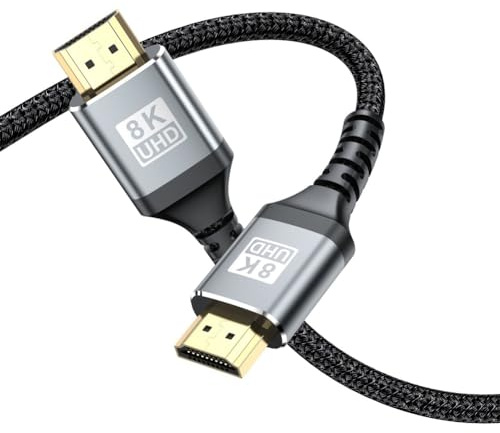 Osmond Ultra HD HDTV 8K Compatibile 2.1 48 Gbps Multifunzione per Monitor Computer TV 2M