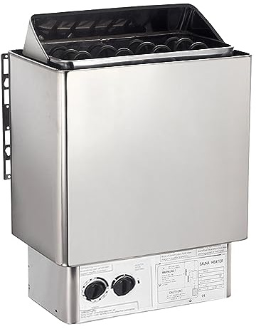 6KW eléctrico húmedo seco calentador de sauna vapor spa estufa horno roca interior casa