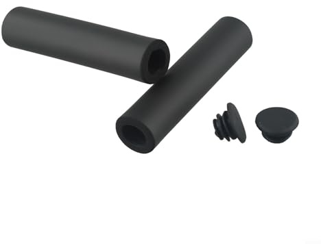 Honseadek Para empuñaduras de manillar de bicicleta, de silicona para empuñaduras de bicicleta con antideslizante y absorción de golpes, cubierta de agarre gruesa y ligera para ciclismo, herramienta