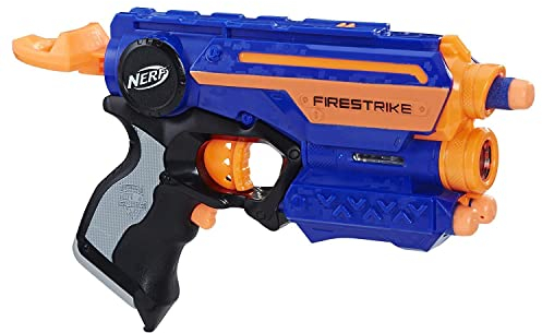 Hasbro Nerf Elite, Firestrike, Lanzador de Dardos de Espuma, Accesorios Rayo de Luz, 3 Proyectiles Incluidos, Aventura y Misión, Idea de Regalo, Juegos de Navidad para Niños y Niñas de 8 Años o Más