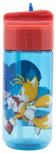 STOR Sonic Vattenflaska 430ml Ecozen - Barn Läcksäker BPA-Fri för Skola Sport Utflykter Återanvändbar