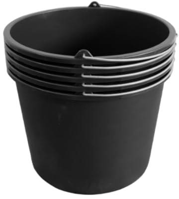 ViD 5 secchi per malta, 20 litri, diametro 37 x 28 cm