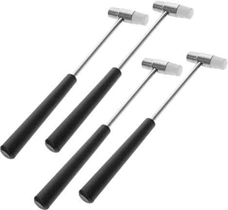 VILLCASE 4 Martillos Pequeños Multifuncionales Martillo De Doble Cara Minimartillo Para Mujer De Carpintería Minimartillo Herramienta Martillo Duro Y Blando Martillo De