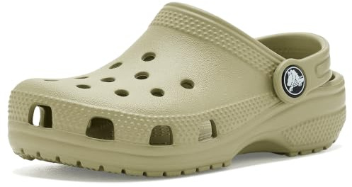 Crocs, Unisex Kids, Classic Clog T, Tac Green, 6 UK Child