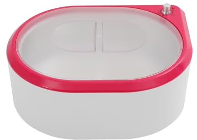 Macchina per il bagno di cera di paraffina, 2,4 l, per mani e piedi, bagno di cera elettrico con temperatura regolabile (55-70 °C), 265 W, funzione di fusione rapida, incl. spazzola e griglia isolante