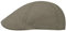 Stetson Texas Cotton Flat Cap with UV Protection 40+ - Cotton Peaked Ivy Cap - Solid-Color Cap for Spring/Summer Olive M (56-57 cm)