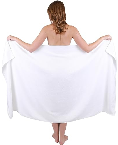 Betz Toalla de baño Sauna XXL Dresden 100% algodón Diferentes tamaños Blanco Tamaño 100 cm x 180 cm
