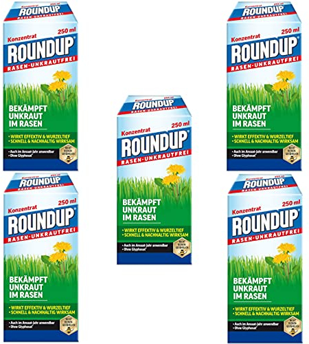1,25l Roundup Rasen Unkrautfrei ohne Glyphosat, Konzentrat