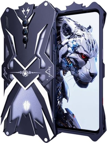 TECSHINE Gaming Metal Phone Case for REDMAGIC 8S Pro 5G. Cover for Nubia Red Magic 8S Pro