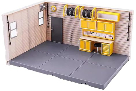 Modèle de voiture miniature 1:43 - Jaune - 18,5 x 13 x 9,5 cm