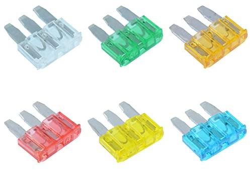 30 x Micro3 Blade Fuse Assortment Pack Kit 5A 10A 15A 20A 25A 30A Auto Car Van Bike