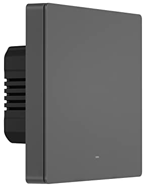 SONOFF Smart Wandschalter,Smart Wlan Lichtschalter,M5-1C-86 1 Gang Smart Home Schalter vom Typ 86,Physische Tasten Schalter,kompatibel mit Alexa,Google Home.Bluetooth Fast Pairing