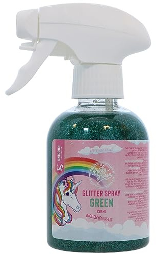 Brama West Holland - Spray de purpurina para caballos, color azul