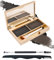 Augenbrauenpulver Palette-2Farben Dunkelschwarz/Dunkelgrau Eyebrow Powder Wasserfeste,Langanhaltende Natürlicher Augenbrauenfarbe,Definition & Fülle der Augenbrauen,mit Augenbrauen-Tools und Spiegel-6