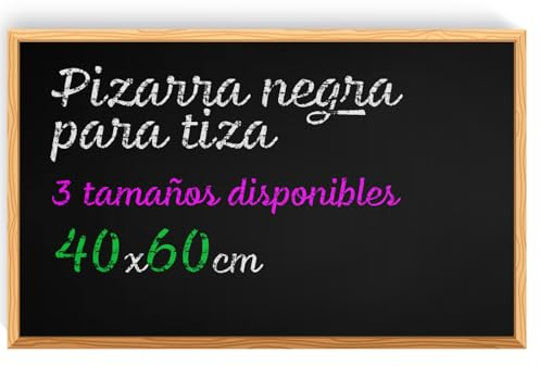 Kreidetafel, Schwarze Tafel zum Aufhängen mit Montagematerial, Tafel Hochzeiten, Kinder, Schule und Zuhause, Kreidetafel für Klassenzimmer, Gastronomie und Veranstaltungen - Ofituria (40x60)