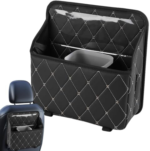 Organiseur de rangement pour siège de voiture | Sac de rangement portable pour siège arrière de voiture, organisateur de siège arrière pour camions, SUV, camping-cars