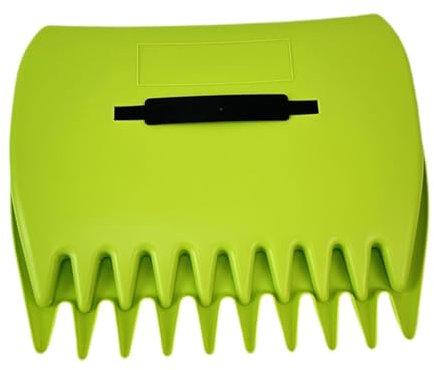 Jiuvaso Raccoglitore Manuale con Cinghia Regolabile 2 PCS per rifiuti da Giardino 34x24,5 cm, Verde