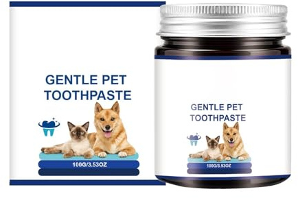Dentífrico Perro Extracto Vegetal Refrescante Portátil 100 Gramos | Dentífrico Contra El Mal Aliento Para Perros Gatos Cachorros , Después De Las Comidas Higiene Diaria Hogar Viaje
