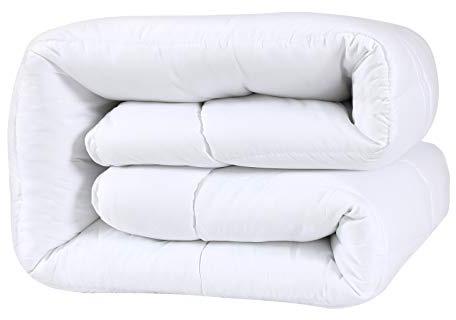 4 Season 2 in 1 Combi-Duvet Insert 13.5 Tog (4.5tog for Summer & 9 Tog for Spring & Fall)- Hollow Fiber Filling & Soft to Touch Polyester Fabric (155x220cm)