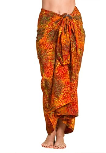 PANASIAM Sarong B010 Orange tones, L
