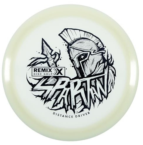 Remix Spartan Disc Golf Distance Driver Glow Plastic 170-179g