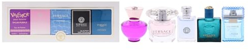Versace Miniatures Collection by Versace for Unisex - 5 Pc Mini Gift Set 0.17oz