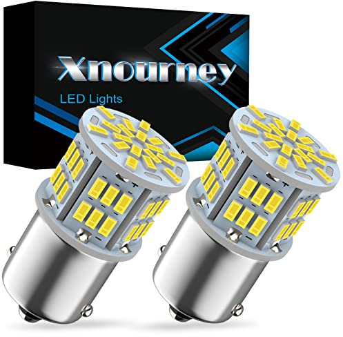 Xnourney P21W 1156 Bulbo Luces de marcha atrás,1141 1003 7506 ba15s LED, 12v - 24V 54 smd, para luces de marcha atrás de camiones, luces traseras, 2PCS