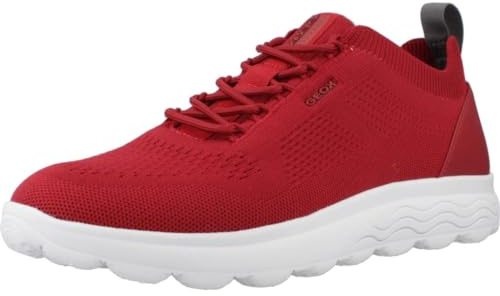 Geox Jungen U Spherica Sneaker, Lt Red, 39 EU
