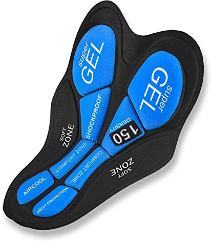 HUIOP Cyclisme Shorts Gel Rembourré Coussin Rembourrage pour Hommes Femmes Vélo sous-Vêtements Pantalon,Rembourrage en Gel pour Les Shorts de Cyclisme