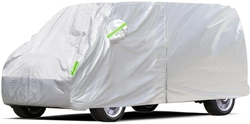 NIGOOLATA Vollgarage für V W T5 T6 Transporter Wohnmobil Outdoor Autoabdeckung Autoplane wasserdichte Wetterfest mit Reißverschlüsse