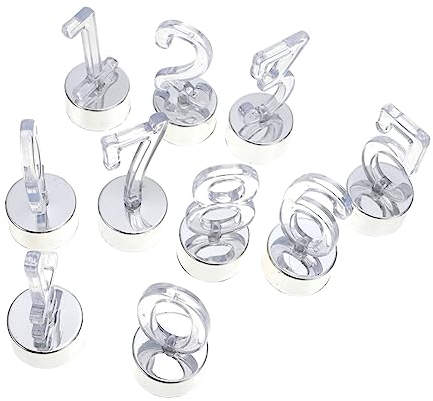 Zerodeko Décoration d'intérieur - Lot de 10 bougies numériques - Veilleuse vacillante - Bougies d'anniversaire pour enfants - Bougies d'anniversaire pour enfants - Décoration de mariage - Lampe LED