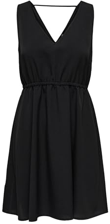 Onlnova Life Elite Sara String Dress Sol, Negro, M