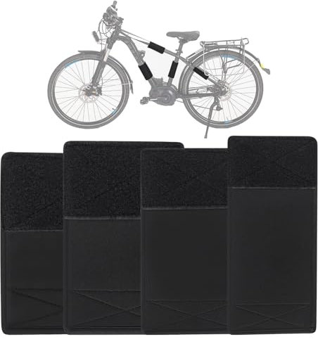 Besudo Fahrrad Rahmenschutz Neopren 4er Set - Rahmenschutz Ebike für Fahrradträger Transport - Carbon Transportschutz passend für Thule Fahrradträger - E Bike Zubehör-051