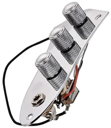 Elektriska Gitarrledningar Sele Kit Förkopplad baskontrollkretskort med kablage push pull potentiometer