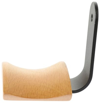 MOLUCKFU Support Casque Mural en Bois Crochet pour Casque avec Gestion De Câble Organisateur De Bureau Et Maison pour Écouteurs Câbles Et Gadgets Installation sur Mur Armoire Ou Tour