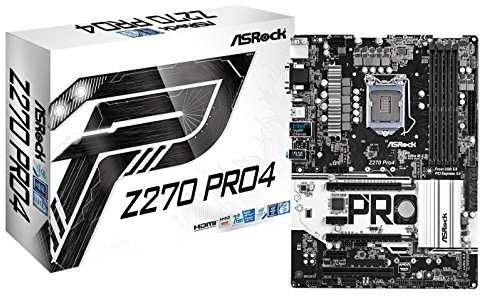 ASROCK Z270 PRO4 S1151 ATX Intel DDR4 Elegant Motherboard - Grey