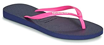Havaianas 4119787 femme Tongues, Marine/Wonder Pink, 32 EU
