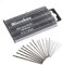 Bestgle 20pcs 0.3-1.6mm Shank HSS Mini Micro Drill Bit Set Mini Clamp Table Bench Hand Drill Twist Bit Kit