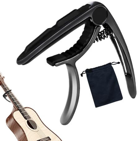 Capodastre pour guitare acoustique Léger Portable Robuste Multifonctions