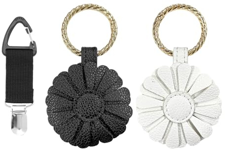 DGHEGDUI 2 stycken magnetiska blomhattsklämmor, 1 st vanlig hattklämma, bärbar anti-förlust hattklämma, väsktillbehör.