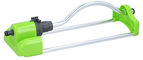 Greenfields Oscillating Sprinkler Lawn Sprinkler 4 Adjustable Modes Oscillating Sprinkler Automatic Watering Gardening Tool Perfect for Irrigation Covers 250sqm of Space