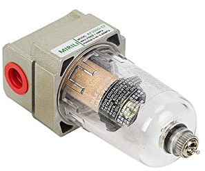 AF2000-02 Filtre à air à particules 1/4 Compresseur d'humidité Eau Filtre à particules Sèche Déshydratant pour compresseur et ligne d'air Enlève la saleté, l'huile et l'eau